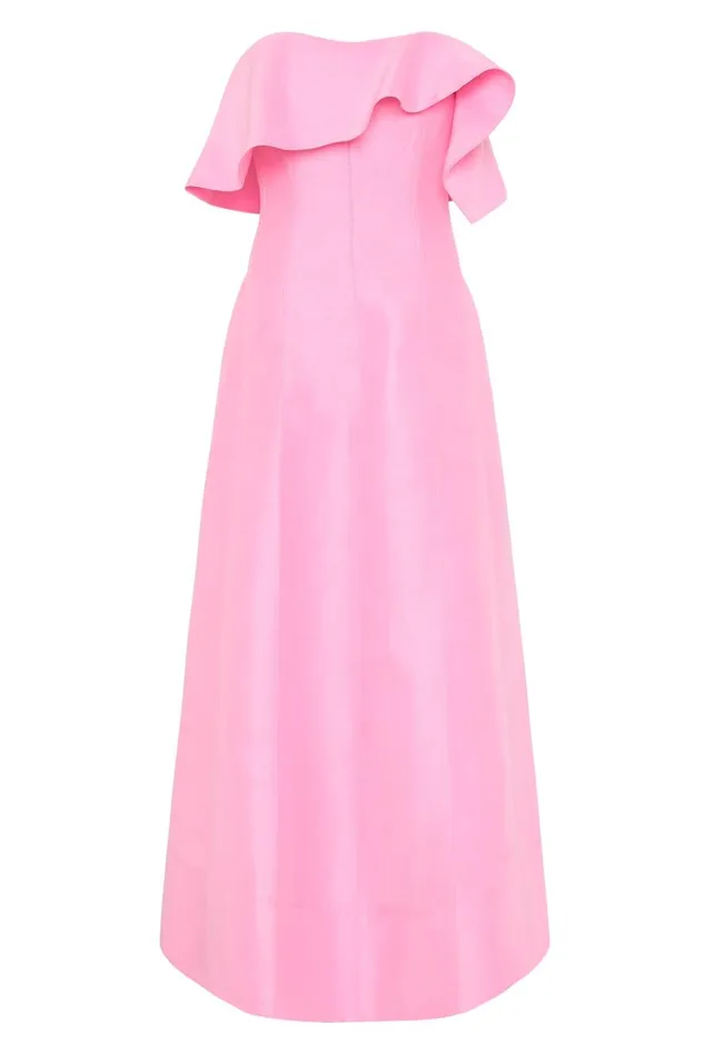 Aje Dresses Shallows Strapless Gown Bon Bon Pink 8211 Women Aje Dresses Shallows Strapless Gown Bon Bon Pink 8211 Women