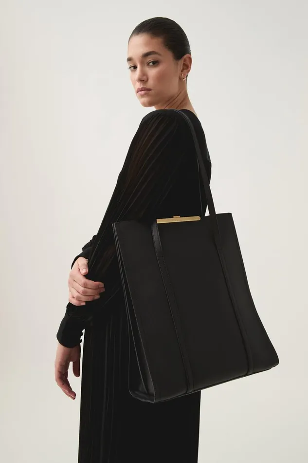 Aje Handbags and Wallets Fresco Leather Tote Black 8211 Women Aje Handbags and Wallets Fresco Leather Tote Black 8211 Women