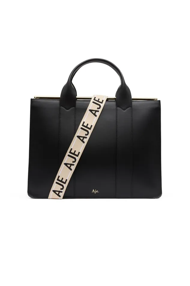 Aje Handbags and Wallets Neolani Worker Tote Black 8211 Women Aje Handbags and Wallets Neolani Worker Tote Black 8211 Women