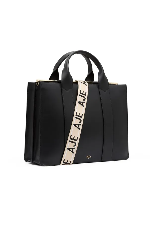 Aje Handbags and Wallets Neolani Worker Tote Black 8211 Women Aje Handbags and Wallets Neolani Worker Tote Black 8211 Women