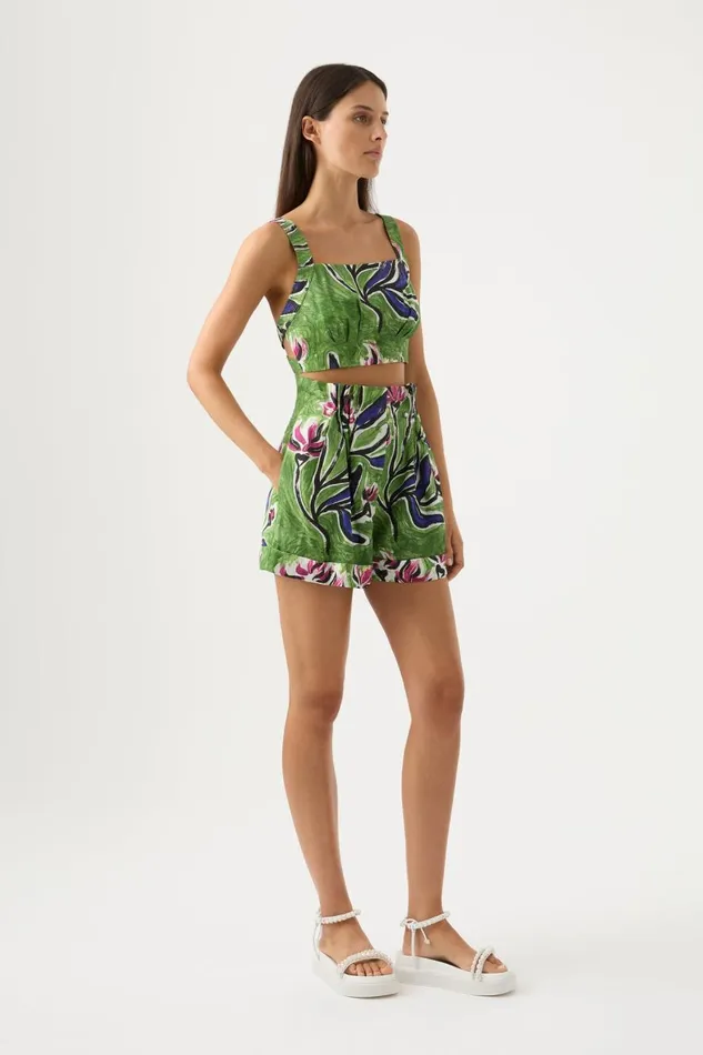 Aje Matching Sets Eden Paper Bag Short Native Gumnut Floral 8211 Women