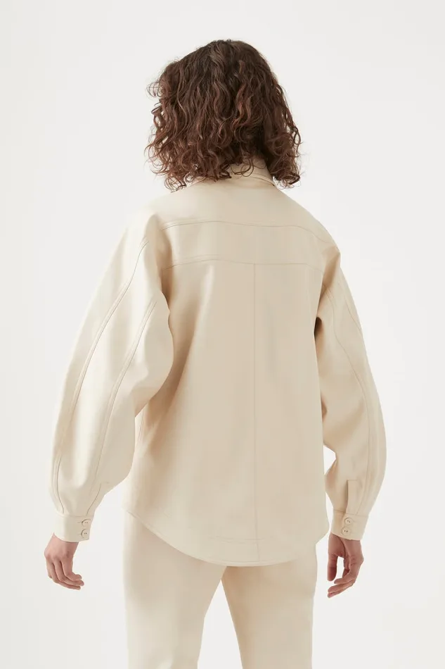 Aje Matching Sets Lumen Pearl Shirt Sandstone Beige 8211 Women Aje Matching Sets Lumen Pearl Shirt Sandstone Beige 8211 Women