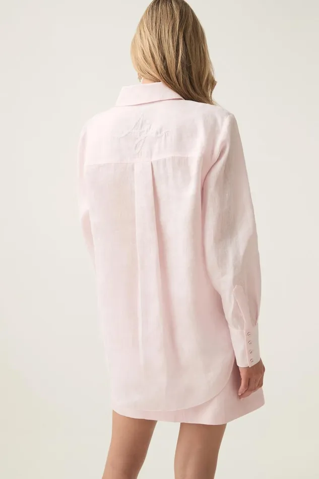 Aje Matching Sets Neoma Pocketed Shirt Pastel Pink 8211 Women Aje Matching Sets Neoma Pocketed Shirt Pastel Pink 8211 Women