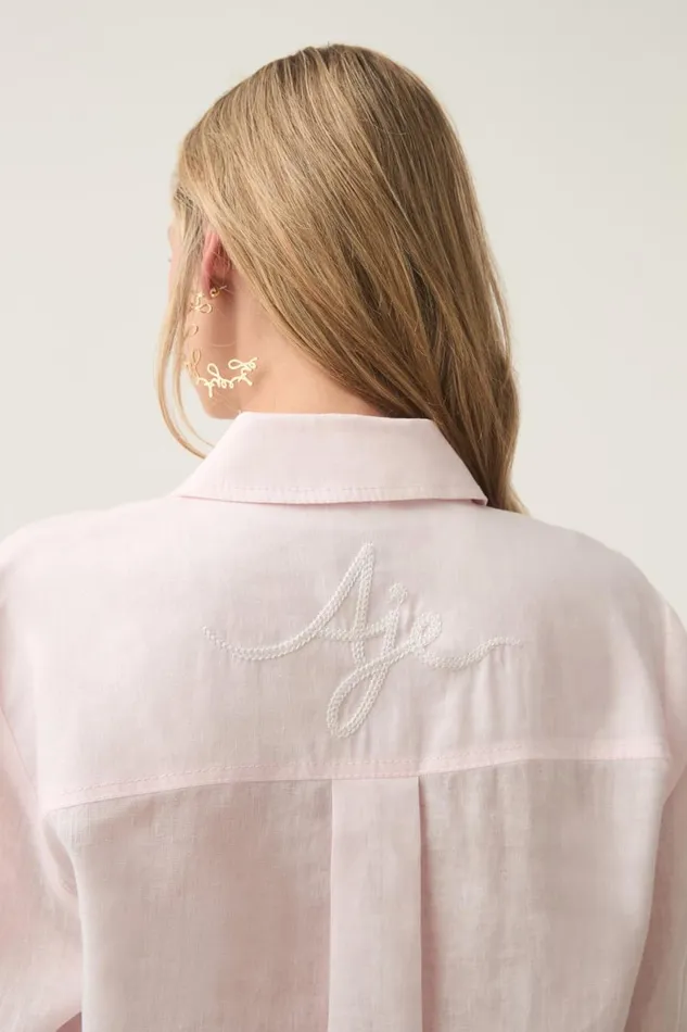 Aje Matching Sets Neoma Pocketed Shirt Pastel Pink 8211 Women Aje Matching Sets Neoma Pocketed Shirt Pastel Pink 8211 Women