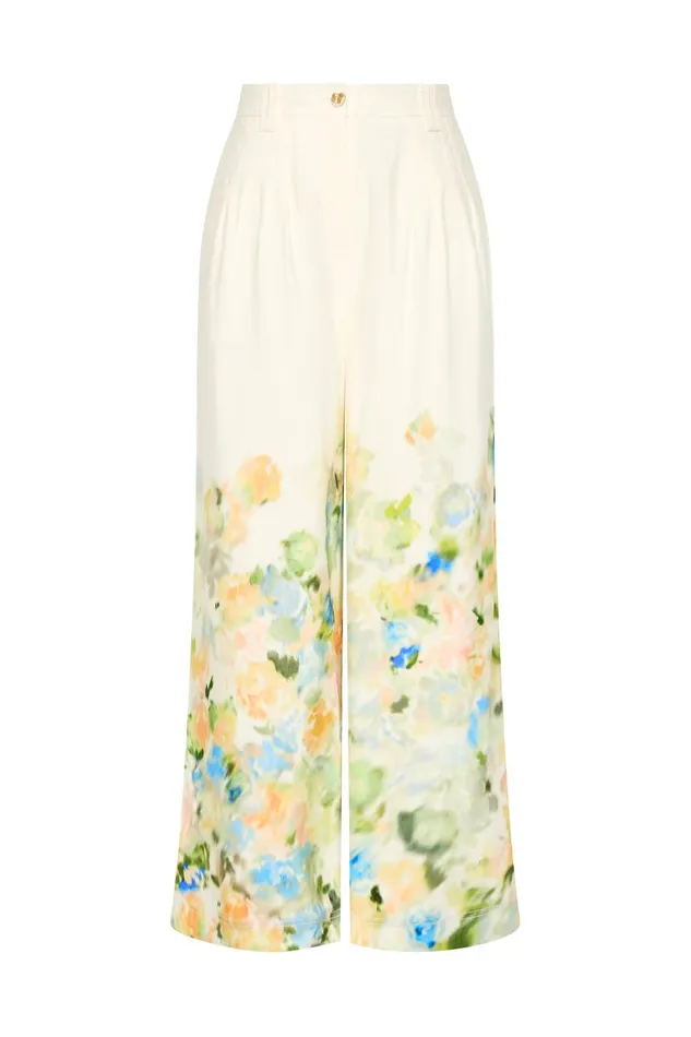Aje Pants Dreamscape Pintucked Pant Floral Haze 8211 Women