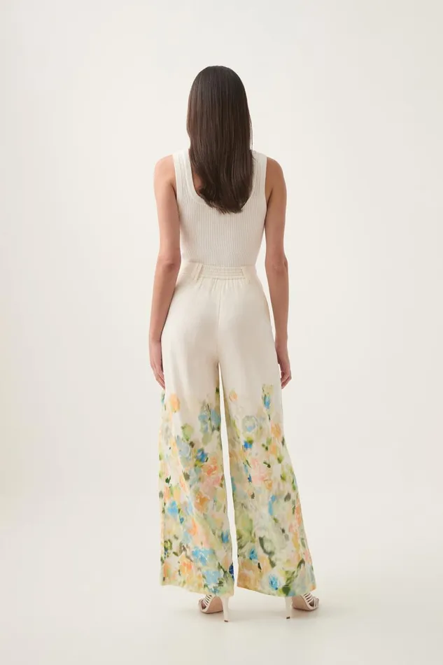 Aje Pants Dreamscape Pintucked Pant Floral Haze 8211 Women