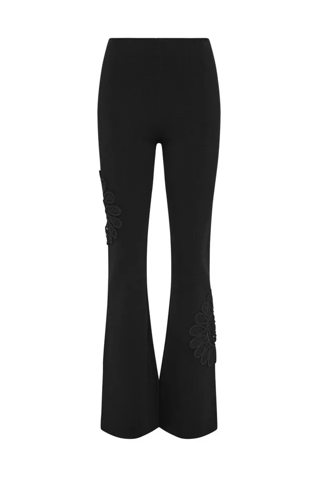 Aje Pants Motion Mandala Knit Pant Black 8211 Women