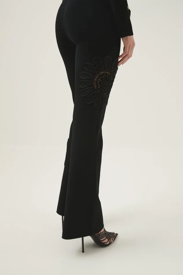 Aje Pants Motion Mandala Knit Pant Black 8211 Women