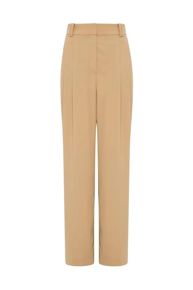 Aje Pants Paragon Tailored Pant Ecru Beige 8211 Women