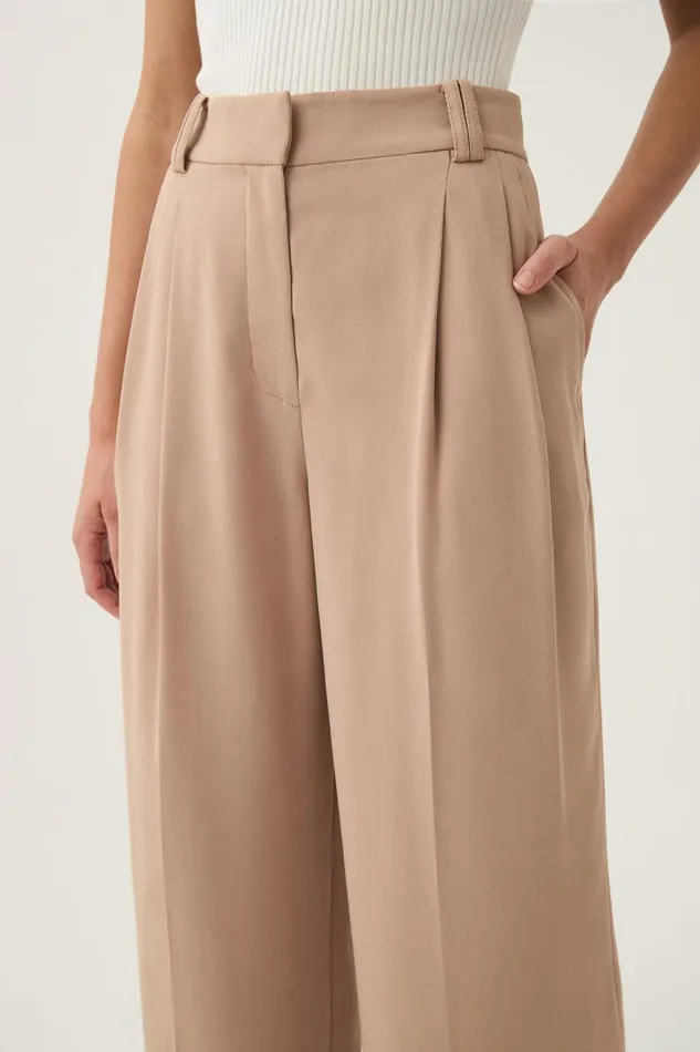 Aje Pants Paragon Tailored Pant Ecru Beige 8211 Women