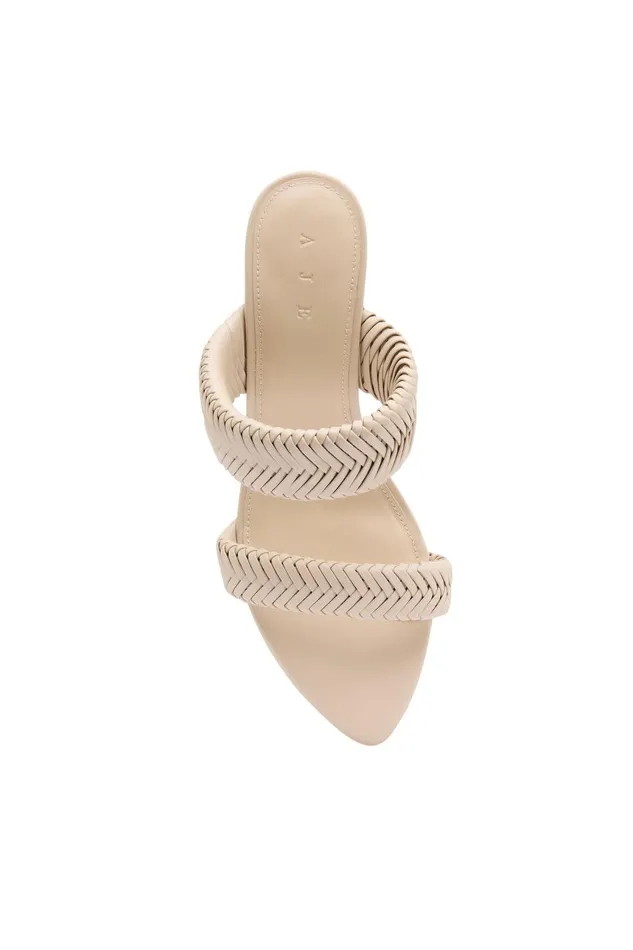 Aje Shoes Coline Braided Heel Natural Beige 8211 Women Aje Shoes Coline Braided Heel Natural Beige 8211 Women