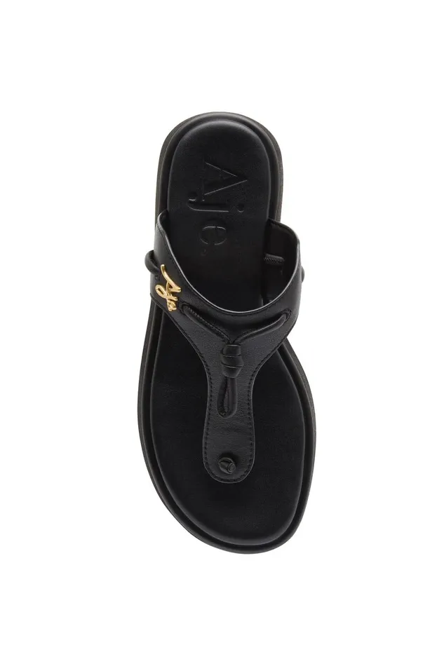 Aje Shoes Harlow Wedge Thong Black 8211 Women Aje Shoes Harlow Wedge Thong Black 8211 Women