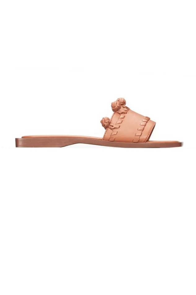 Aje Shoes Tessellate Slide Spiced Chai 8211 Women
