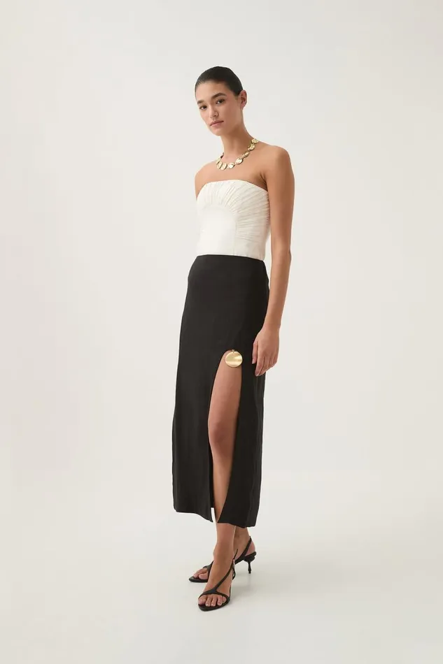Aje Skirts Adelaide Midi Skirt Black 8211 Women
