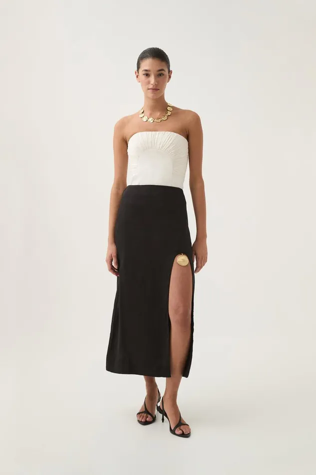 Aje Skirts Adelaide Midi Skirt Black 8211 Women