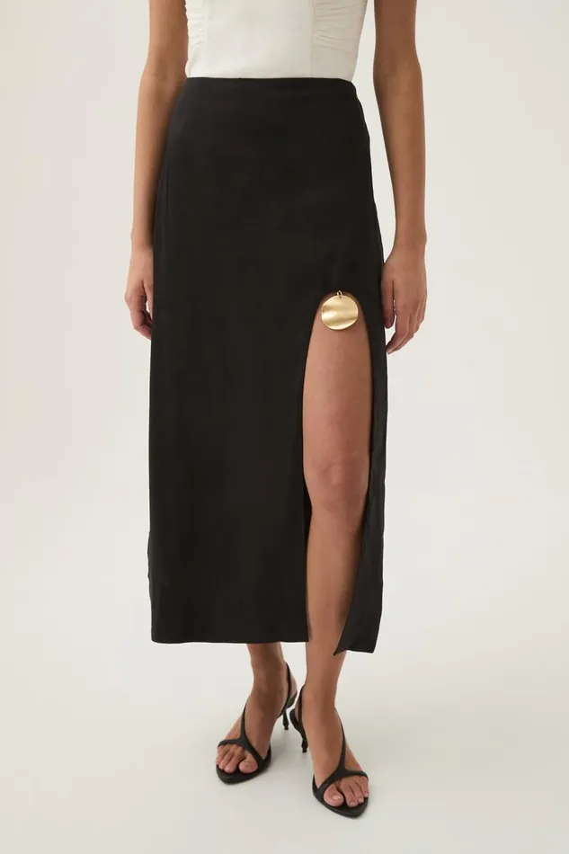 Aje Skirts Adelaide Midi Skirt Black 8211 Women