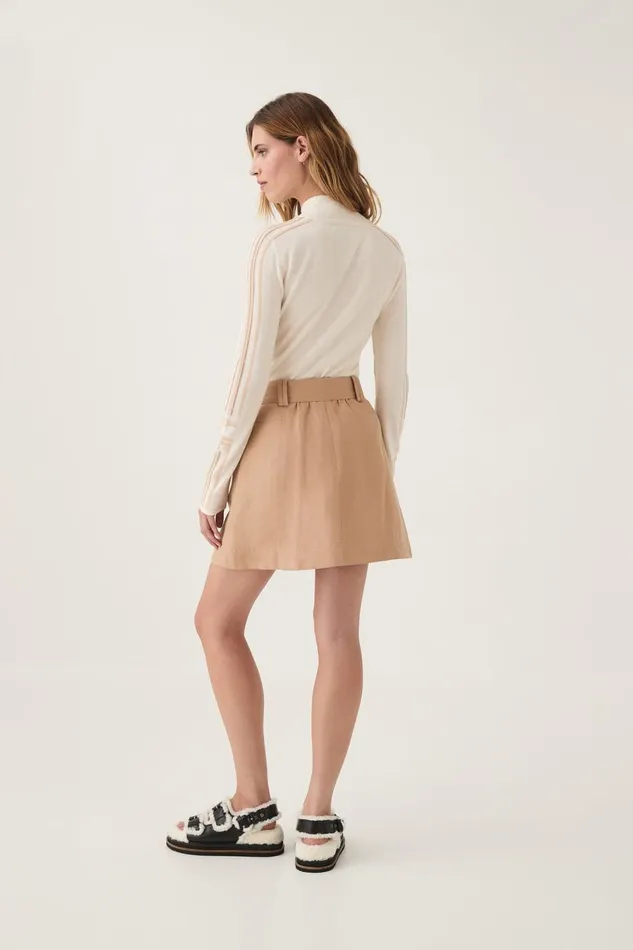 Aje Skirts Beacon Utility Mini Skirt Ecru Beige 8211 Women