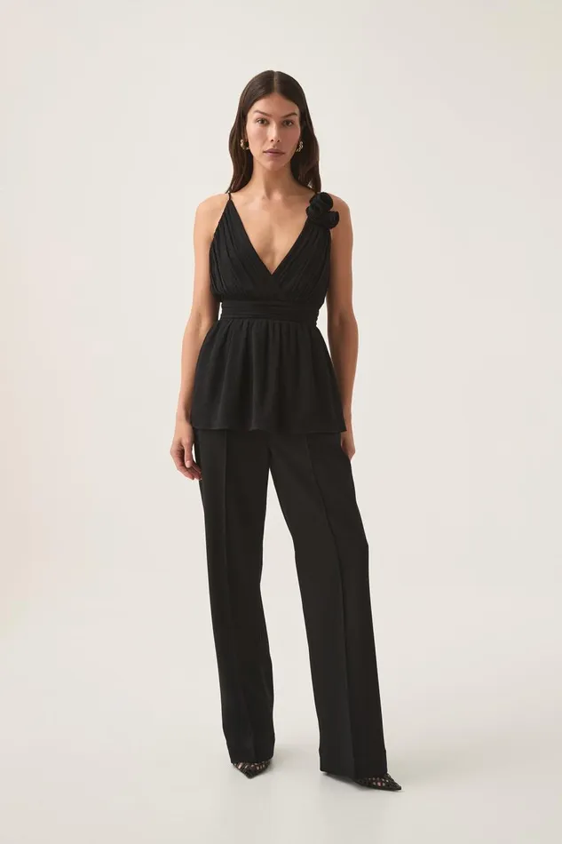 Aje Tops Mercurial Camisole Black 8211 Women Aje Tops Mercurial Camisole Black 8211 Women