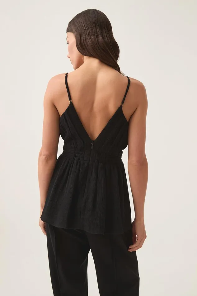 Aje Tops Mercurial Camisole Black 8211 Women Aje Tops Mercurial Camisole Black 8211 Women