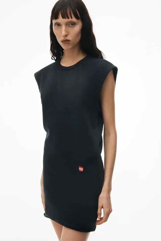 Alexander Wang Dresses Women Tapered Minidress In Classic Terry