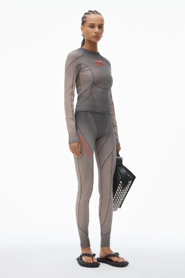 Alexander Wang Pants Women Blade Logo Legging