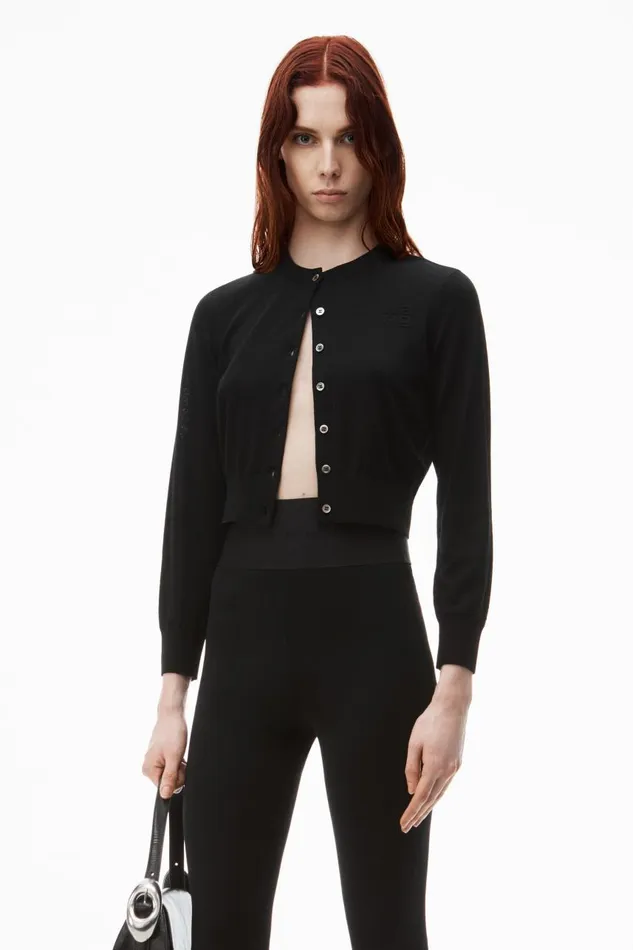 Alexander Wang Pants Women Logo Elastic Waistband Bootcut Pant