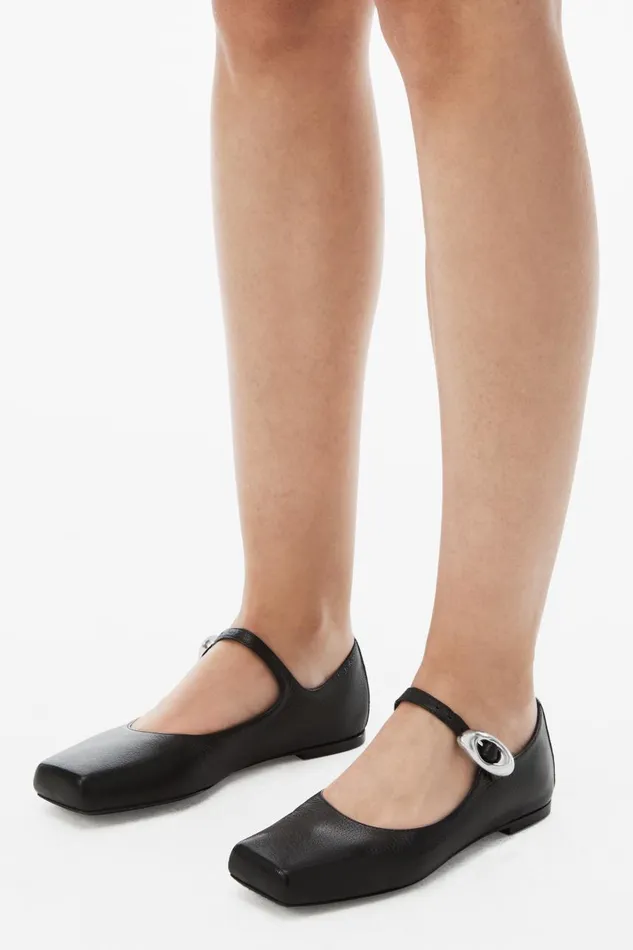 Alexander Wang Shoes Women Billie Mary Jane In Goat Leather