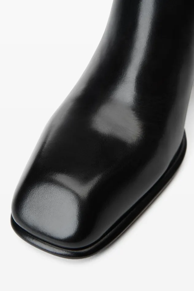 Alexander Wang Shoes Women Throttle 95mm KneeHigh Boot In Leather