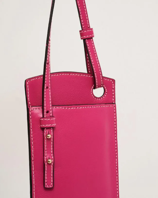 ALOHAS Bags Phone Pouch 8211 Pink Leather Handbag 8211 Women