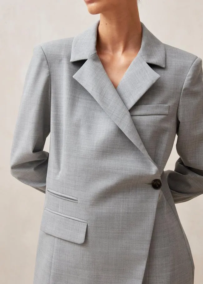 ALOHAS Blazers Anna 8211 Grey WoolBlend Blazer 8211 Women