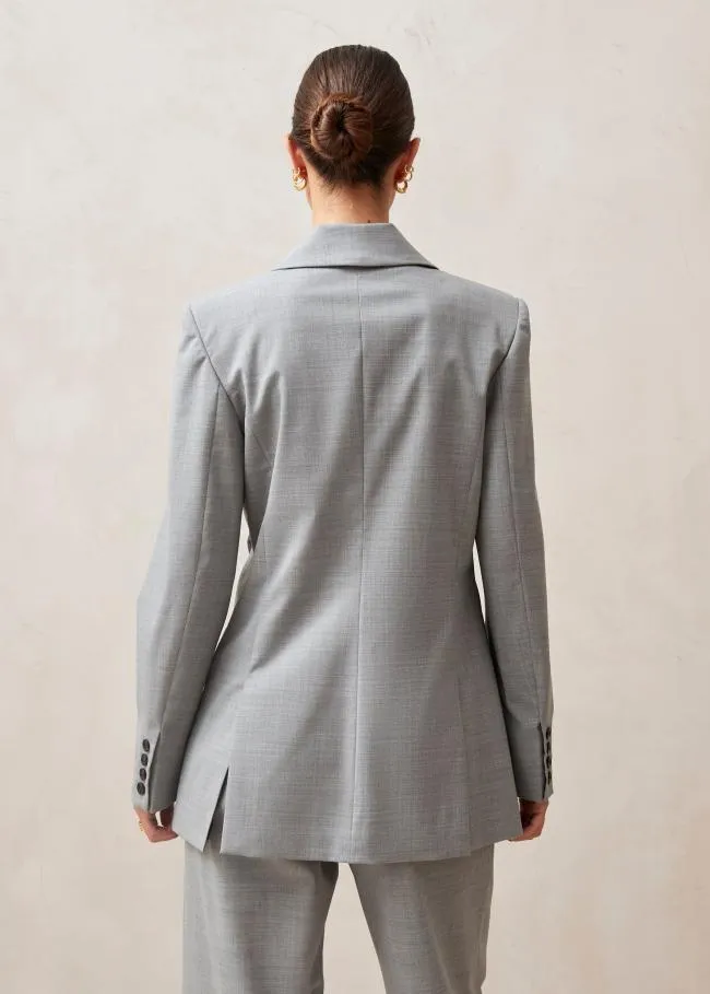 ALOHAS Blazers Anna 8211 Grey WoolBlend Blazer 8211 Women