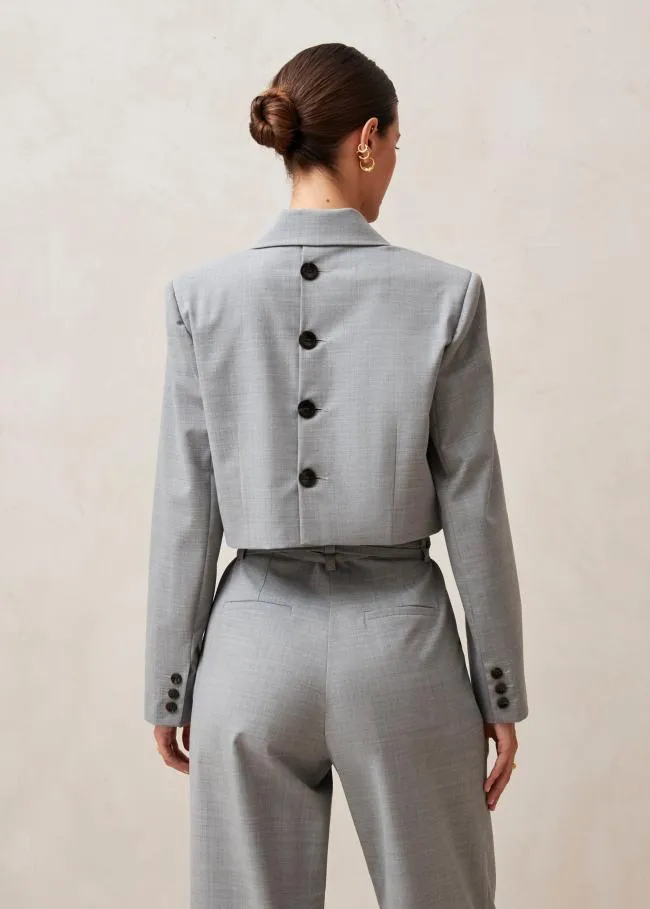 ALOHAS Blazers Gigi 8211 Grey WoolBlend Blazer 8211 Women