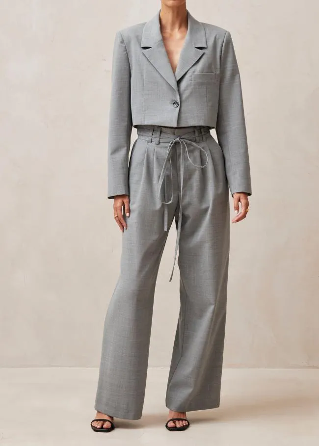 ALOHAS Blazers Gigi 8211 Grey WoolBlend Blazer 8211 Women
