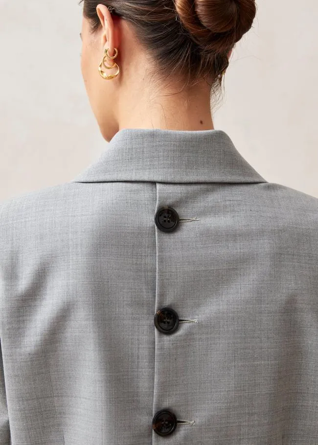 ALOHAS Blazers Gigi 8211 Grey WoolBlend Blazer 8211 Women
