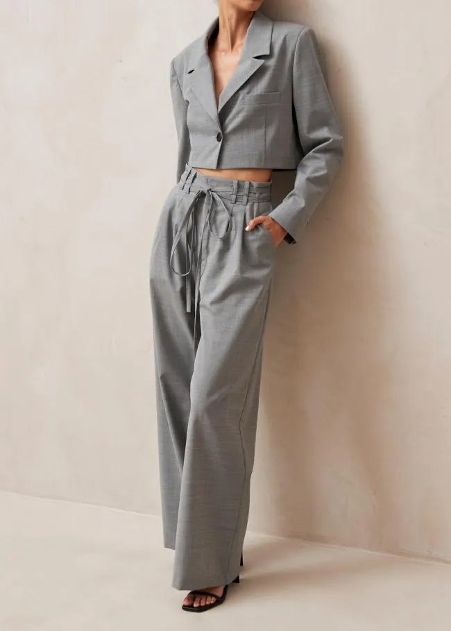 ALOHAS Blazers Gigi 8211 Grey WoolBlend Blazer 8211 Women