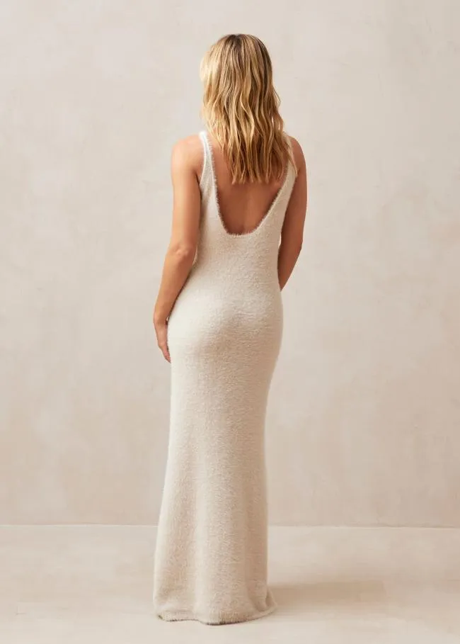 ALOHAS Dresses Ski 8211 Ecru Knitted Dress 8211 Women