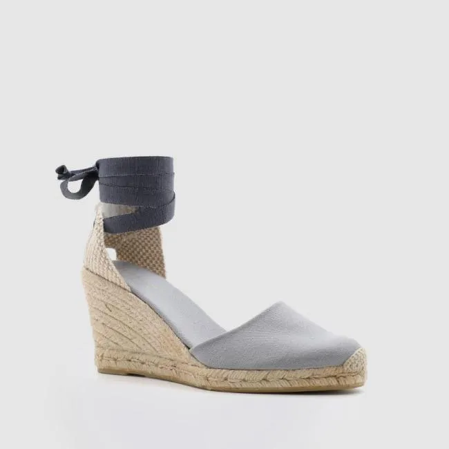 ALOHAS Espadrilles Clara By Day 8211 Gray Canvas Espadrilles 8211 Women
