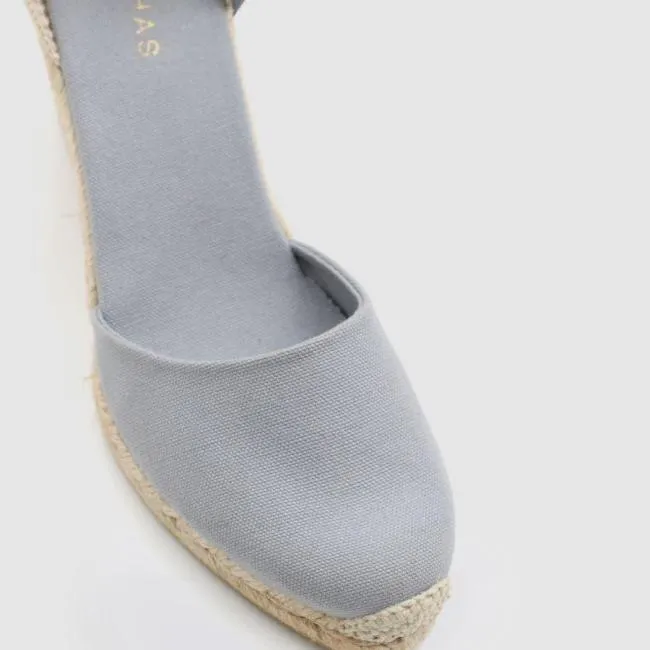 ALOHAS Espadrilles Clara By Day 8211 Gray Canvas Espadrilles 8211 Women
