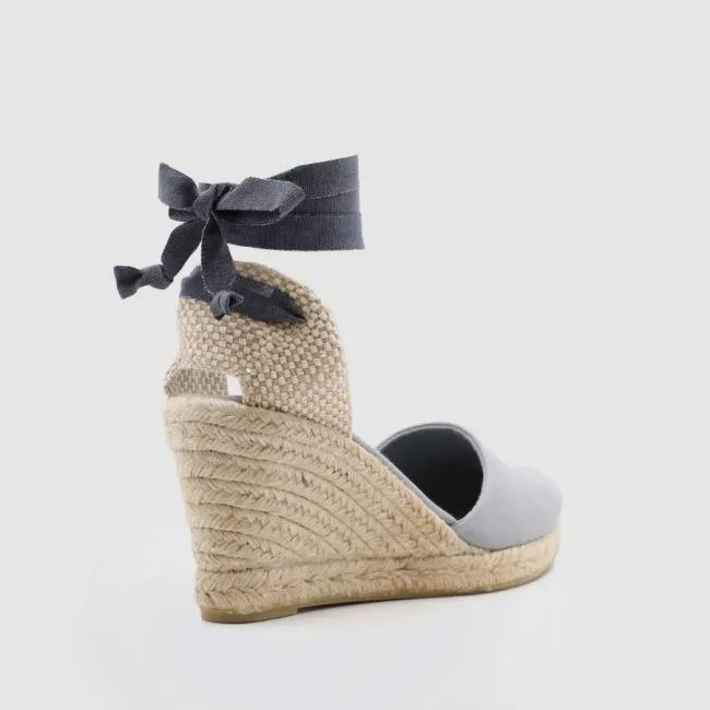 ALOHAS Espadrilles Clara By Day 8211 Gray Canvas Espadrilles 8211 Women