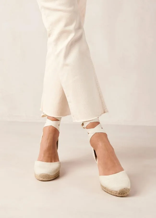 ALOHAS Espadrilles Clara By Day 8211 White Espadrilles 8211 Women