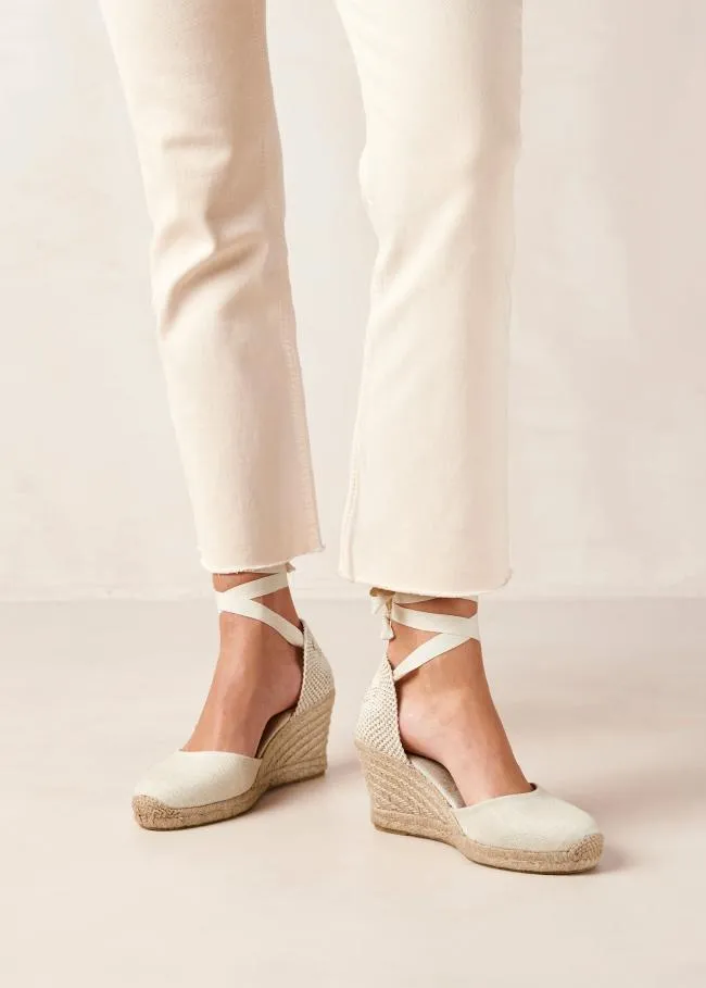 ALOHAS Espadrilles Clara By Day 8211 White Espadrilles 8211 Women