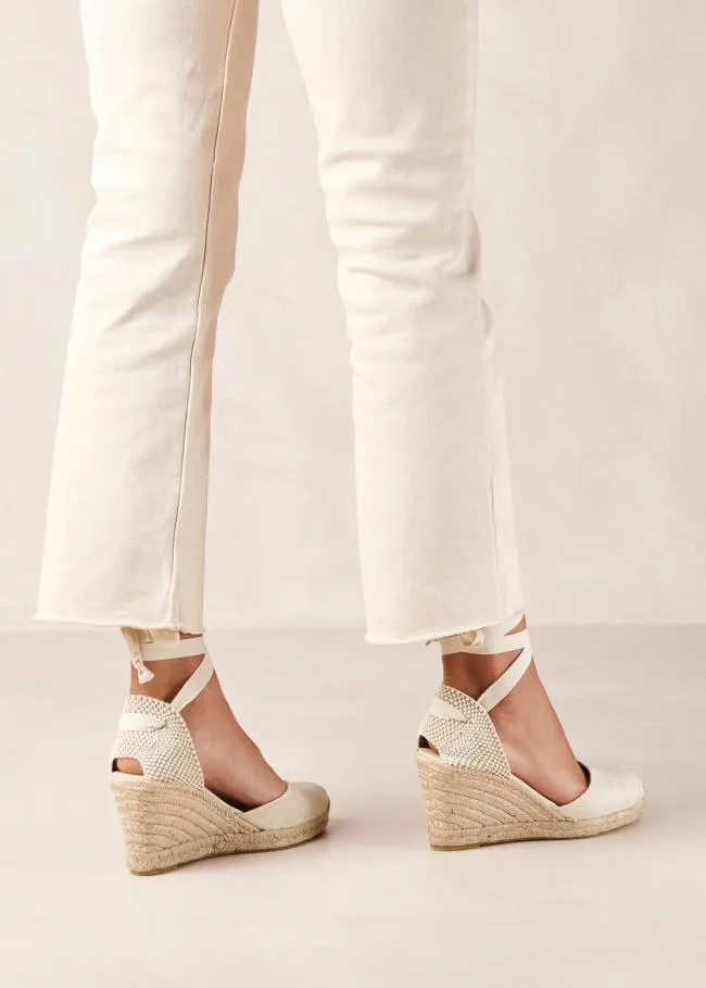 ALOHAS Espadrilles Clara By Day 8211 White Espadrilles 8211 Women