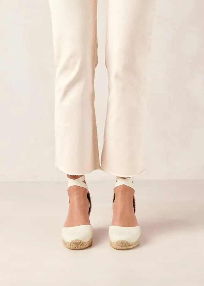 ALOHAS Espadrilles Clara By Day 8211 White Espadrilles 8211 Women