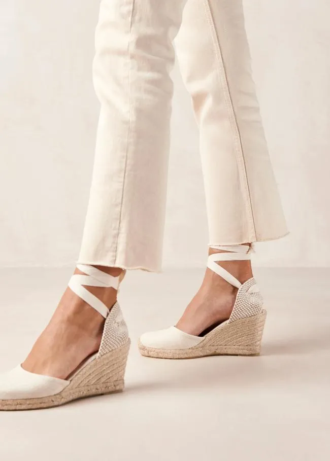 ALOHAS Espadrilles Clara By Day 8211 White Espadrilles 8211 Women