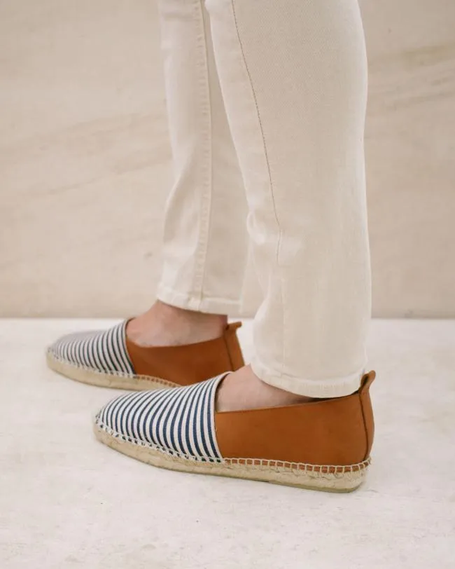 ALOHAS Espadrilles Naval 8211 Blue Leather Espadrilles 8211 Women