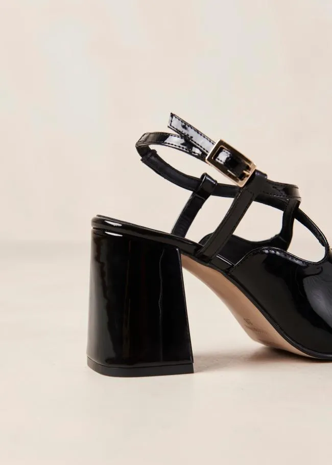 ALOHAS Heels Reggie 8211 Black Patent Leather Pumps 8211 Women