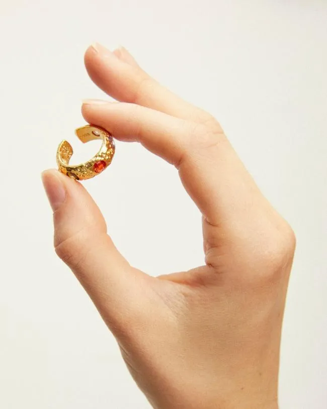 ALOHAS Jewelry Libra 8211 Chunky Gold Ring 8211 Women