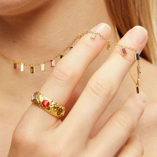 ALOHAS Jewelry Libra 8211 Chunky Gold Ring 8211 Women