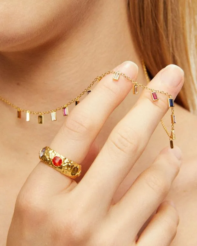 ALOHAS Jewelry Libra 8211 Chunky Gold Ring 8211 Women