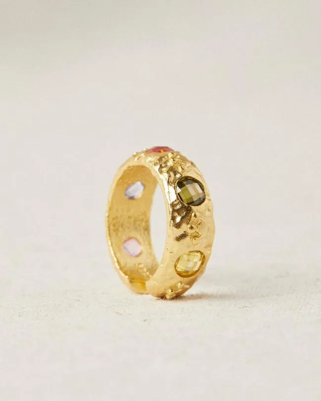 ALOHAS Jewelry Libra 8211 Chunky Gold Ring 8211 Women